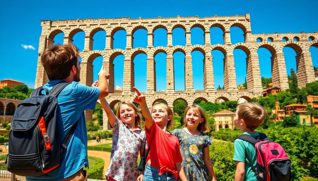 explore Segovia with kids