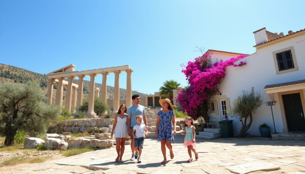 family travel tips for Greece