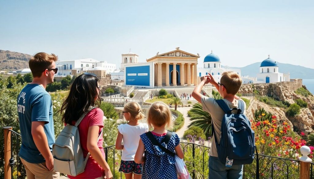 planning a family trip to Greece